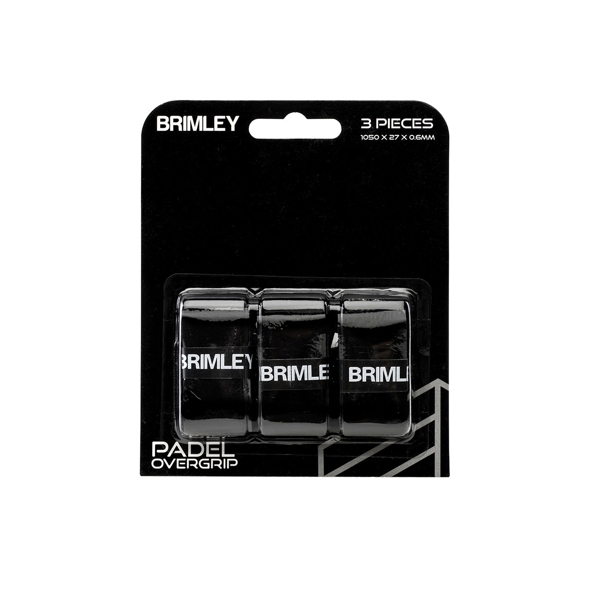 Brimley Overgrips Zwart (3 pcs)